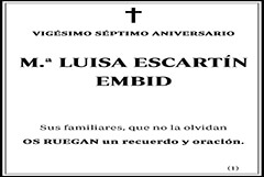 M.ª Luisa Escartín Embid